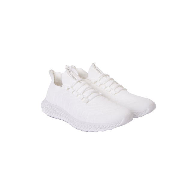 White 2024 crosshatch trainers