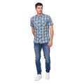 Blue - Pack Shot - Duck and Cover Mens Femington Checked Shirt