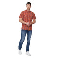 Red - Pack Shot - Duck and Cover Mens Femington Checked Shirt