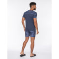 Navy - Pack Shot - Crosshatch Mens Chemmy Swim Shorts