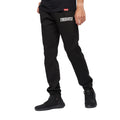 Black - Lifestyle - Crosshatch Mens Bellmant Logo Jogging Bottoms