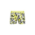 Lime-Black-Grey - Lifestyle - Crosshatch Mens Crystaline Boxer Shorts (Pack of 3)