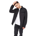 Charcoal - Side - Crosshatch Mens Dakari Fleece Jacket