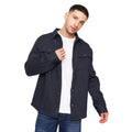 Navy - Front - Crosshatch Mens Dakari Fleece Jacket