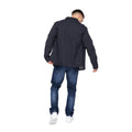 Navy - Back - Crosshatch Mens Dakari Fleece Jacket