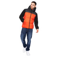 Orange - Lifestyle - Crosshatch Mens Chemerley Hooded Gilet