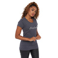 Ombre Blue - Lifestyle - Crosshatch Womens-Ladies Evemoore T-Shirt