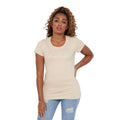 Sand - Front - Crosshatch Womens-Ladies Evemoore T-Shirt