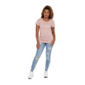 Dusty Pink - Lifestyle - Crosshatch Womens-Ladies Evemoore T-Shirt