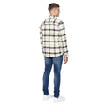 Off White - Back - Duck and Cover Mens Francore Checked Overshirt