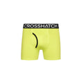 Black - Back - Crosshatch Mens Trioglow Bright Boxer Shorts (Pack of 3)