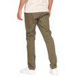 Khaki - Back - Crosshatch Mens Roysden Chinos