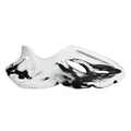 Black-White - Front - Archive Mens Split Brush Trainers