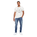 Mid Wash - Lifestyle - Duck And Cover Mens Overburg Tapered Jeans