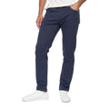 Navy - Front - Crosshatch Mens Sullivan Chinos