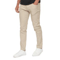 Stone - Front - Crosshatch Mens Sullivan Chinos