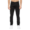 Black - Front - Crosshatch Mens Buraca Denim Slim Jeans