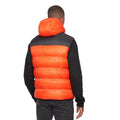 Orange-Black - Back - Duck and Cover Mens Raymax Gilet