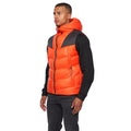 Orange-Black - Side - Duck and Cover Mens Raymax Gilet