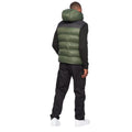 Dark Olive - Back - Duck and Cover Mens Raymax Gilet