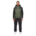 Dark Olive - Pack Shot - Duck and Cover Mens Raymax Gilet