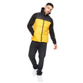 Yellow-Black - Lifestyle - Crosshatch Mens Demerley Contrast Panel Gilet