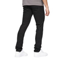 Black - Back - Crosshatch Mens Libra Slim Jeans