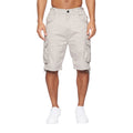 Light Grey - Front - Crosshatch Mens Jamstar Cargo Shorts