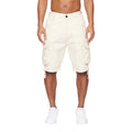 Light Stone - Front - Crosshatch Mens Jamstar Cargo Shorts