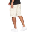 Light Stone - Back - Crosshatch Mens Jamstar Cargo Shorts