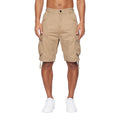 Tan - Front - Crosshatch Mens Jamstar Cargo Shorts