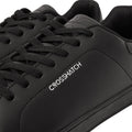 Black - Side - Crosshatch Mens Judas Trainers