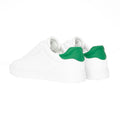 White-Green - Back - Duck and Cover Mens Claspar Trainers