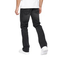 Black Wash - Back - Crosshatch Mens Winsbury Bootcut Jeans