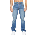 Stone Wash - Front - Crosshatch Mens Winsbury Bootcut Jeans