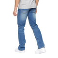 Stone Wash - Back - Crosshatch Mens Winsbury Bootcut Jeans