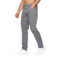 Dark Grey - Front - Duck and Cover Mens Franztown Slim Chinos