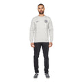 Grey Marl - Side - Duck and Cover Mens Keyaan Crew Neck Sweatshirt