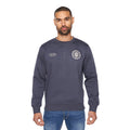 Navy - Front - Duck and Cover Mens Keyaan Crew Neck Sweatshirt