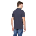 Navy - Back - Duck and Cover Mens Wilkins Polo Shirt