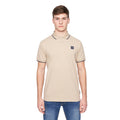 Stone - Front - Duck and Cover Mens Wilkins Polo Shirt