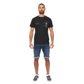 Black - Side - Duck and Cover Mens Harrell T-Shirt