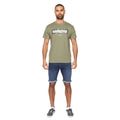 Khaki Green - Side - Duck and Cover Mens Davilo T-Shirt