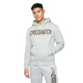 Light Grey Marl - Front - Crosshatch Mens Doddington Hoodie