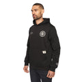 Black - Side - Duck and Cover Mens Keyaan Hoodie