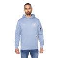 Blue - Front - Duck and Cover Mens Keyaan Hoodie