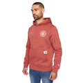 Red - Side - Duck and Cover Mens Keyaan Hoodie