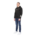 Black - Side - Henleys Mens Hentyme Logo Hoodie