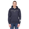 Navy - Front - Henleys Mens Hentyme Logo Hoodie