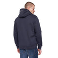 Navy - Back - Henleys Mens Hentyme Logo Hoodie